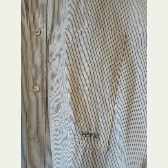 WOOYOUNGMI - Two-length lateral slit white shirt - Sz 52 - Picture 8 of 12